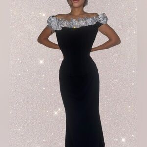 NWOT Junnie Leigh 1271  Dress in Navy